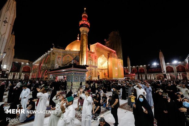 Night of decree in Imam Ali holy shrine