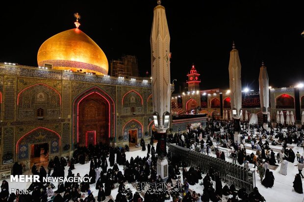 Night of decree in Imam Ali holy shrine