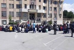دانش‌آموزان قزوینی به برگزاری آزمون‌های حضوری اعتراض کردند