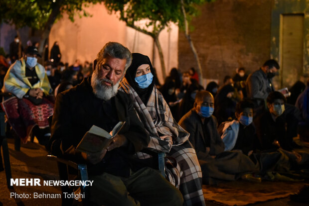 احیای شب بیست و یکم ماه رمضان در حسینیه همدانیها