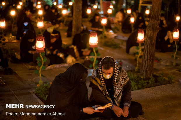 21th night of holy month of Ramadan marked in Behesht-e Zahra