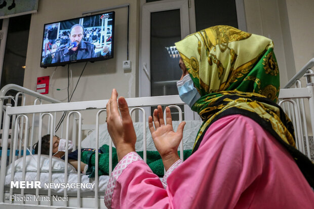 مراسم احیای شب بیست و یکم ماه رمضان در بیمارستان کودکان تبریز