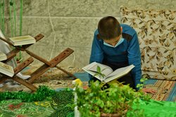 برگزاری محفل انس با قرآن در مسجد جامع اهل سنت کرمانشاه