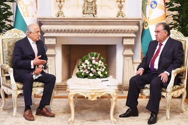 خلیل زاد با رئیس جمهور تاجیکستان دیدار کرد