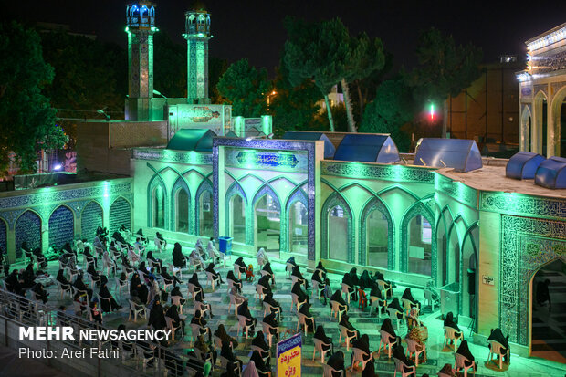 احیای شب بیست و سوم ماه رمضان در آستان مقدس امام زاده اسماعیل (ع) شهر شهریار