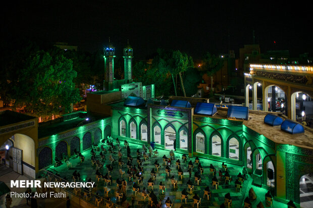 احیای شب بیست و سوم ماه رمضان در آستان مقدس امام زاده اسماعیل (ع) شهر شهریار