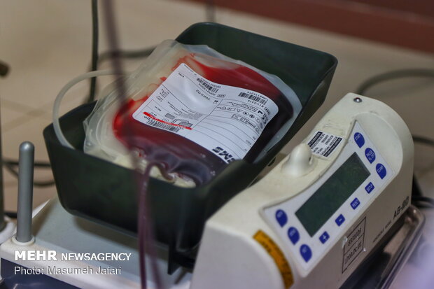 اهدا ۲۷ هزار سی سی خون توسط کادر تیپ المهدی جهرم 