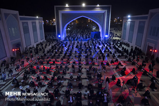 مراسم احیای شب بیست و سوم ماه مبارک رمضان در جزیره کیش
