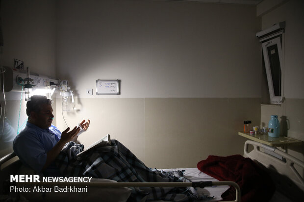 احیای شب بیست و سوم ماه رمضان در بیمارستان شهدای تجریش