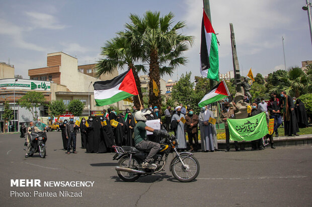 Drive-in Intl. Quds Day rallies observed in Tehran