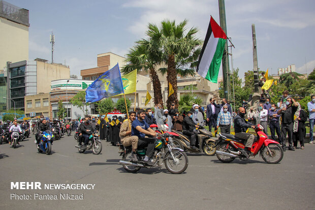 مراسم نمادین روز قدس در تهران