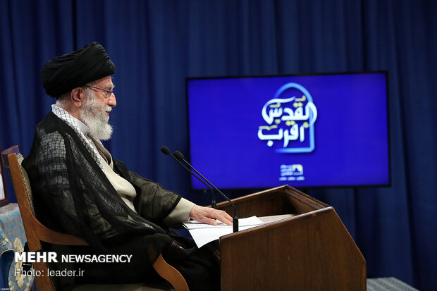 Islamic Revolution Leader delivers speech on Intl. Quds Day