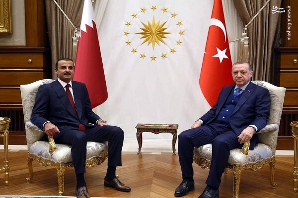 ترکی کے صدر اردوغان کی قطر کے بادشاہ سے ٹیلیفون پر گفتگو