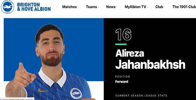 UK club removes flag from Iranian footballer's pic on website