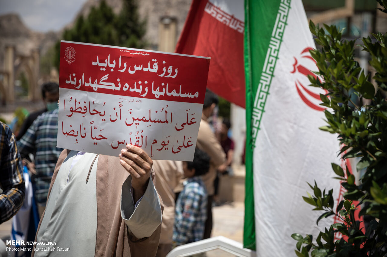 ایران پرچمدار میدان مبارزه با ظلم/ روز قدس مظهر مخالفت با موجودیت رژیم صهیونیستی