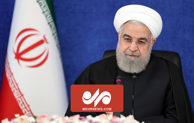 روحانی: مسیر نزولی پیک چهارم آغاز شده است