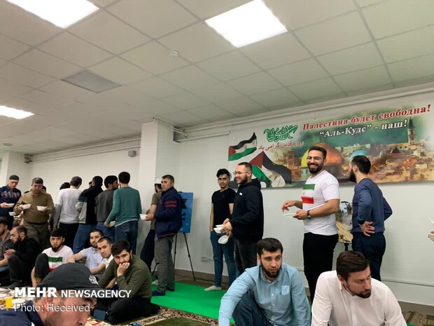 Iranian Students Association in Moscow observe Quds Day