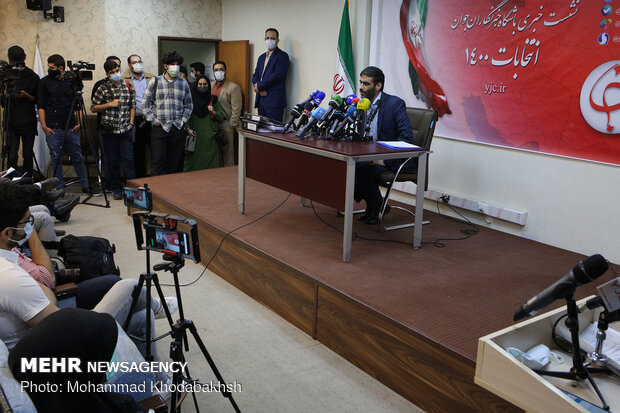 Iran 2021 Presidential Election's candidate holds presser 