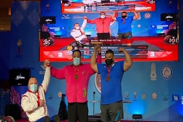 Pourmirzaei grabs gold in world Para weightlifting event