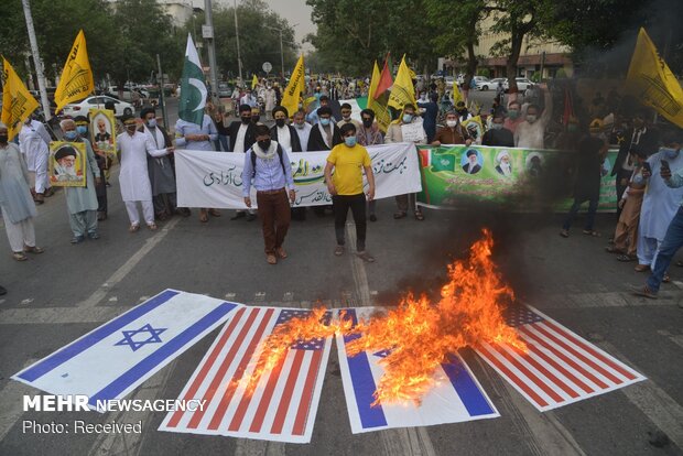 پاکستان میں فلسطین کی حمایت میں مظاہرے/ جمعہ کو فلسطینیوں کے ساتھ یکجہتی کا اعلان