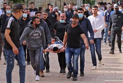 Fierce clashes between Palestinins and Zionists in Quds