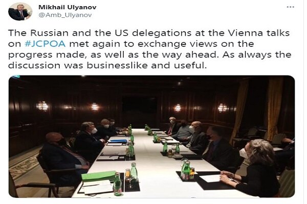 Russian, US delegations hold talk in Vienna on JCPOA: Ulyanov