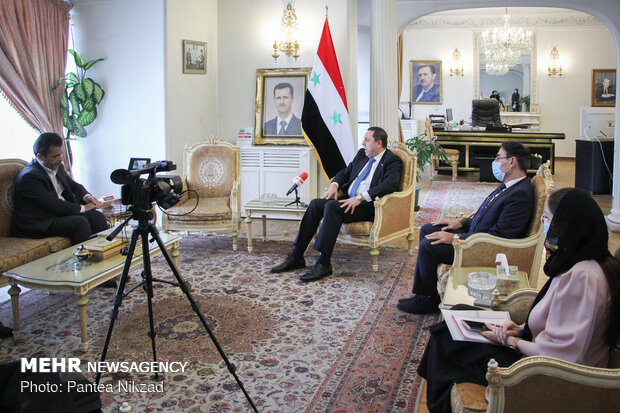Interview of Syrian amb. with Mehr News 