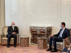 Zarif, Syrian president meet to discuss bilateral ties, coop.