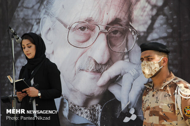 Funeral ceremony of great Iranian musician Abdolvahab Shahidi