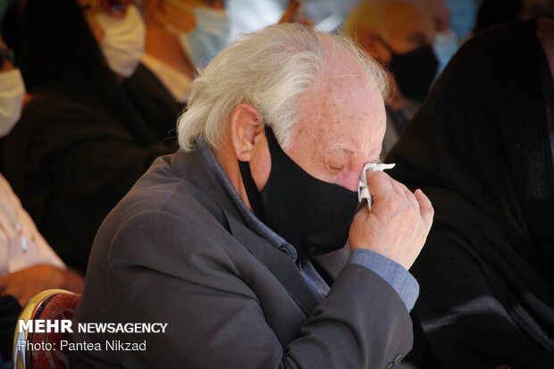 Funeral ceremony of great Iranian musician Abdolvahab Shahidi