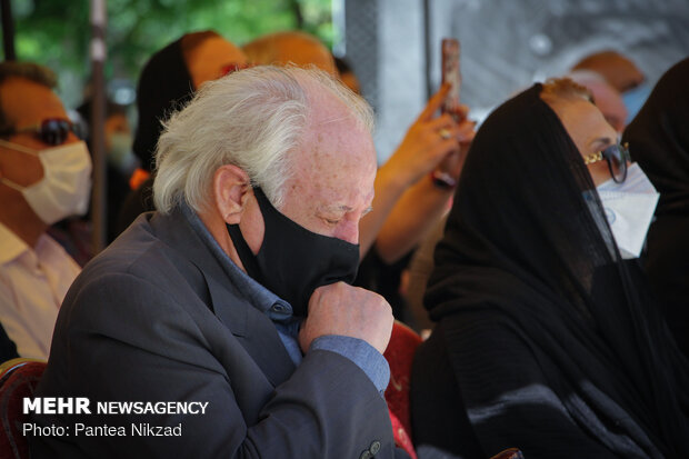 Funeral ceremony of great Iranian musician Abdolvahab Shahidi