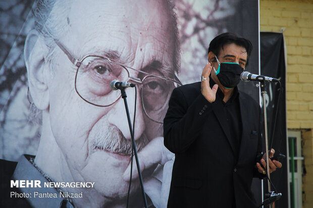 Funeral ceremony of great Iranian musician Abdolvahab Shahidi