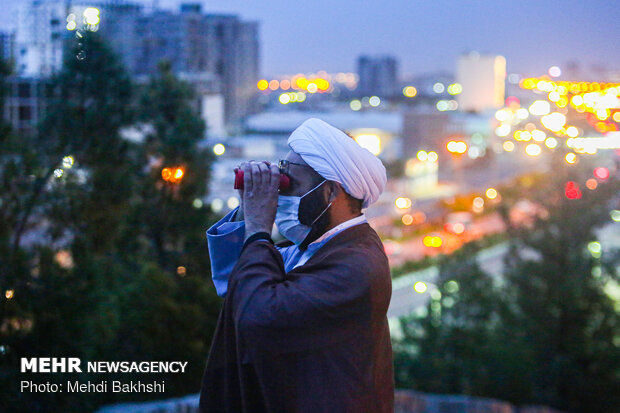 استهلال ماه شوال در قم