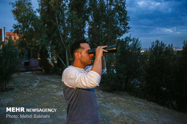 استهلال ماه شوال در قم