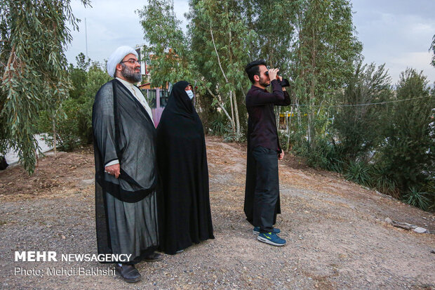 استهلال ماه شوال در قم