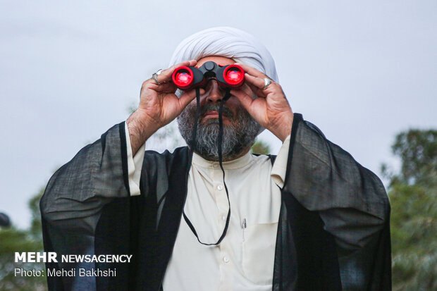 استهلال ماه شوال در قم