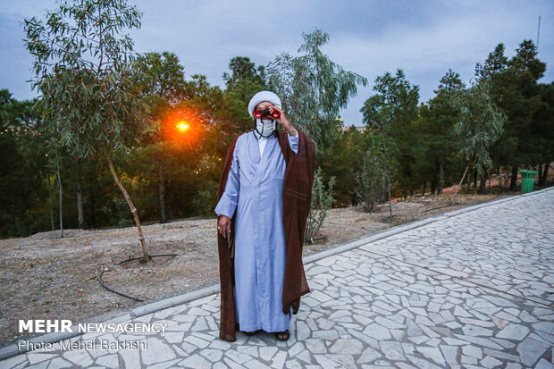 استهلال ماه شوال در قم