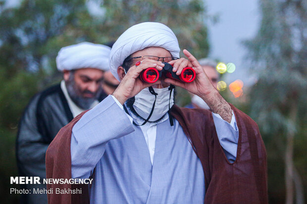 استهلال ماه شوال در قم