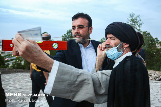 استهلال ماه شوال در قم