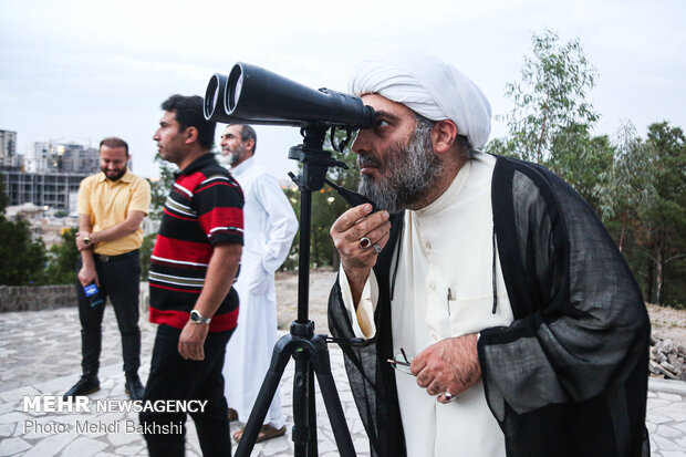 استهلال ماه شوال در قم