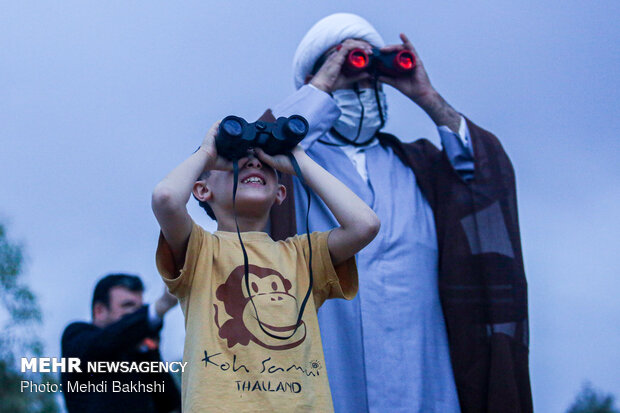 استهلال ماه شوال در قم