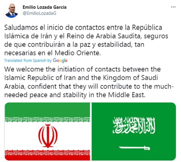 از مذاکرات ایران و عربستان استقبال می کنیم