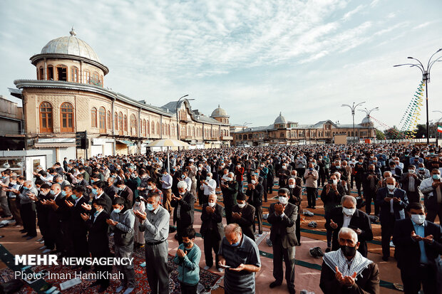 2021 Eid al-Fitr prayers in Iran’s provinces (1)