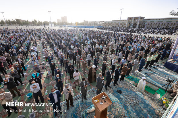 2021 Eid al-Fitr prayers in Iran’s provinces (3)