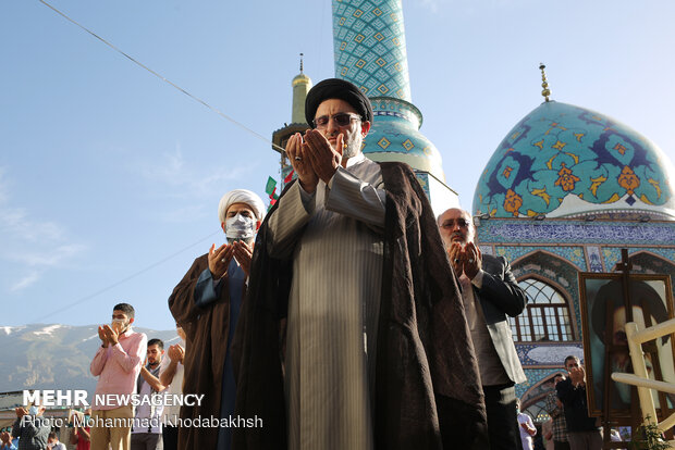 نماز عید سعید فطر در امام زاده صالح (ع) تجریش تهران
