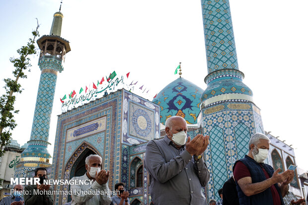 نماز عید سعید فطر در امام زاده صالح (ع) تجریش تهران