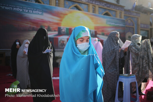 نماز عید سعید فطر در امام زاده صالح (ع) تجریش تهران