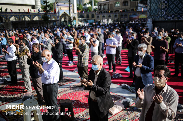 نماز عید سعید فطر در امام زاده صالح (ع) تجریش تهران