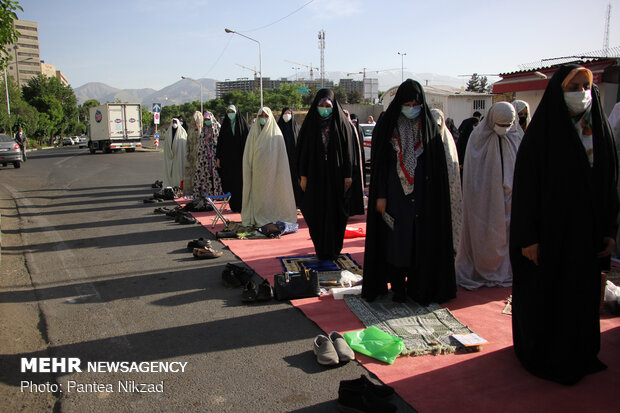 اقامه نماز عید فطر در شهرک اکباتان