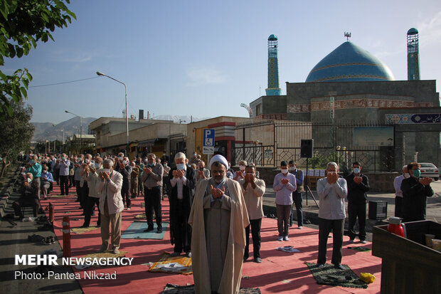 اقامه نماز عید فطر در شهرک اکباتان